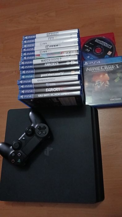 Playstation 4/1 comando/16 jogos