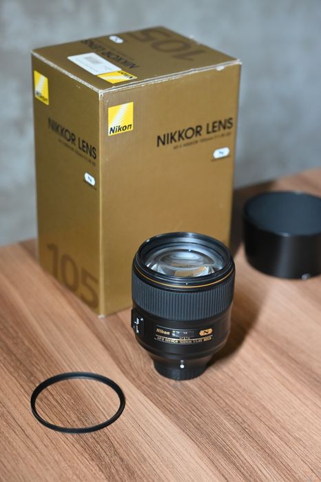Nikon 105 f1.4 +захисний фільтр