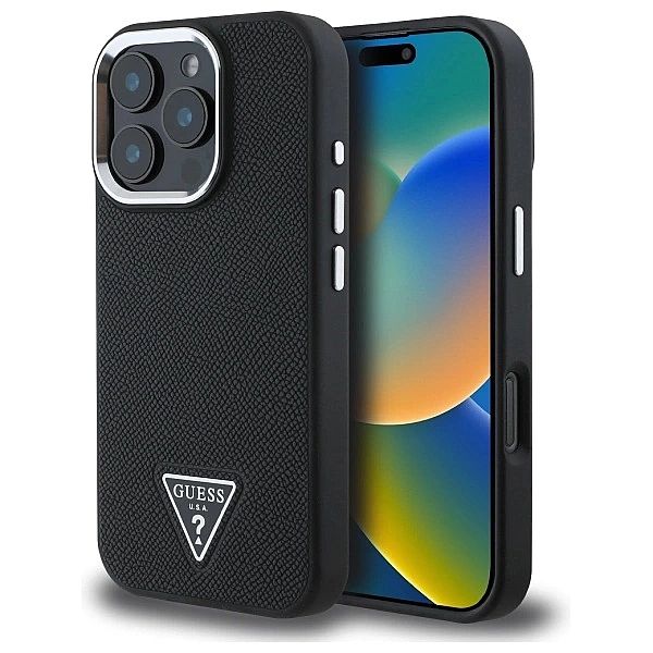 Guess GUHMP16XPGTSPSK iPhone 16 Pro Max 6.3" czarny/black hardcase Gra