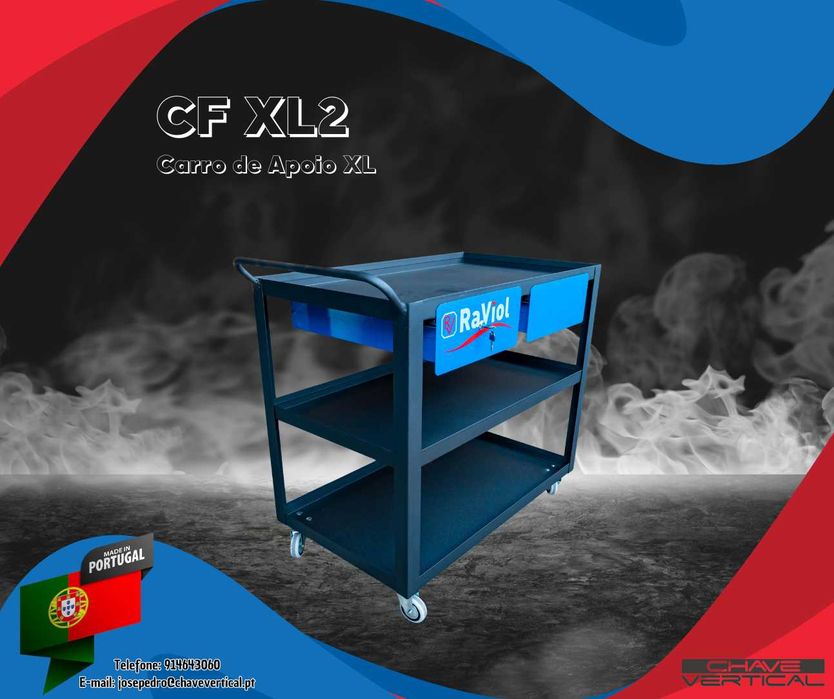 Carro de Apoio c/ Prateleiras XL RAVIOL    JR19