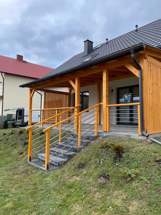 Tarasy Konstrukcje drewniane/aluminiowe altany tarasy pergole carporty