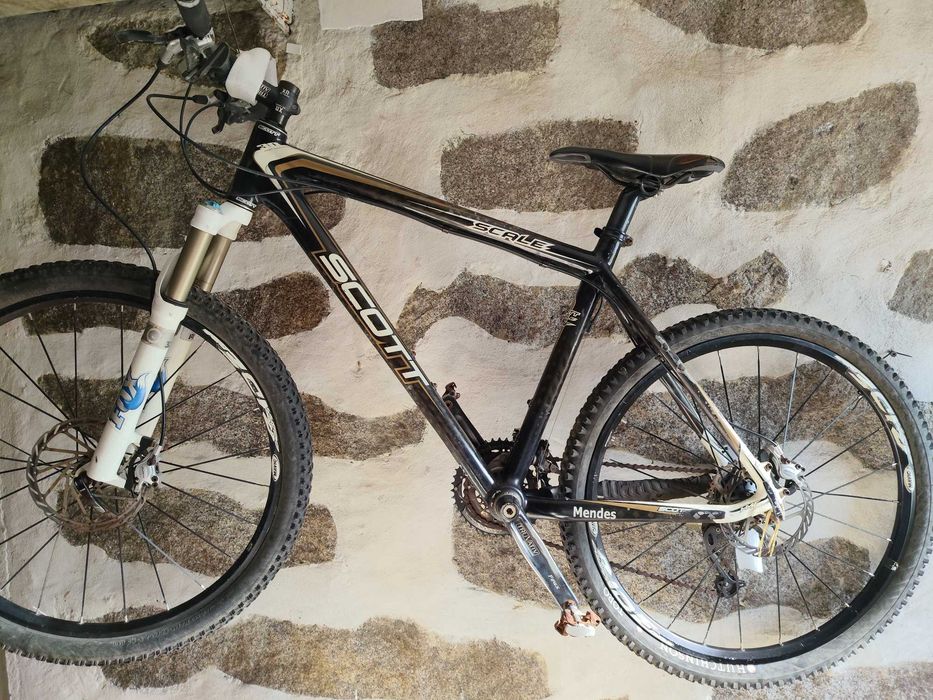 Bicicleta Scott carbono usada