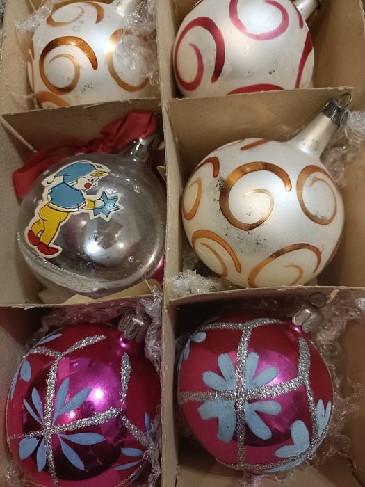 Bombki choinkowe prl B1