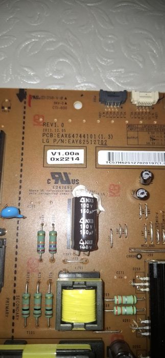 Placa lg da fonte alimentação