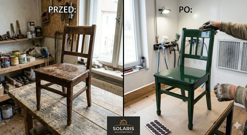 Malowanie natryskowe renowacja metali drewna plastiku