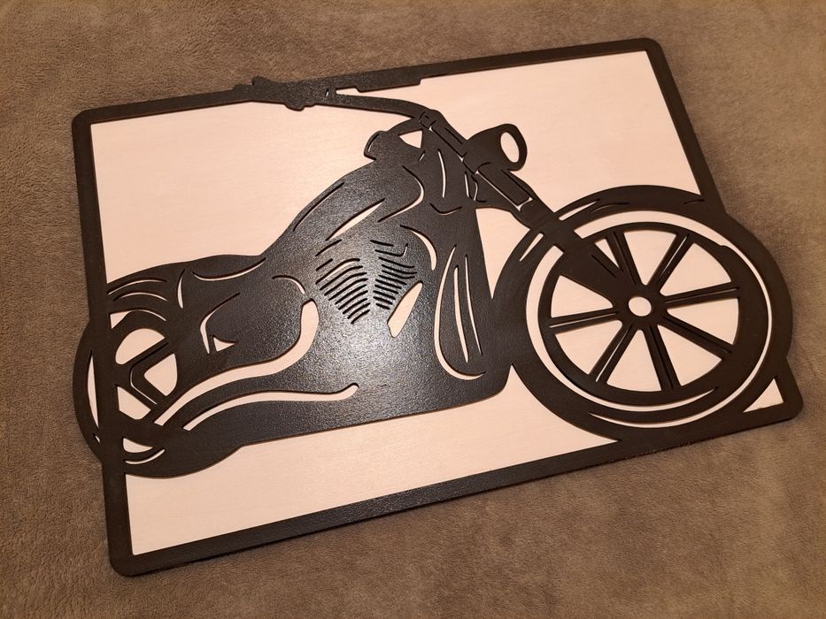 Obraz ze sklejki motor