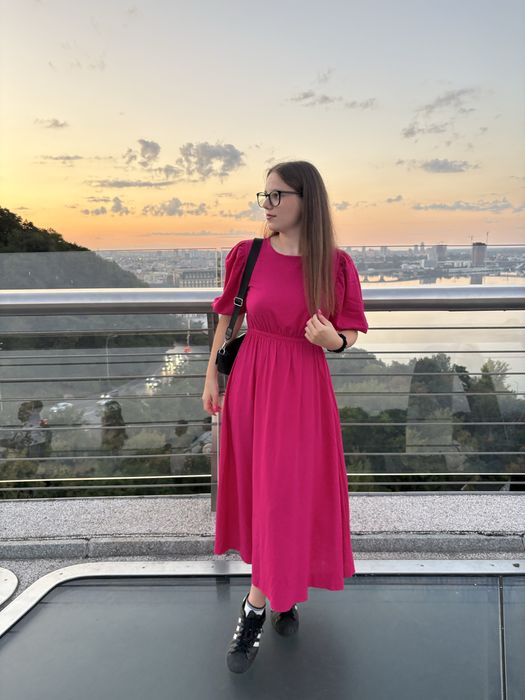 Літня сукня з льону.