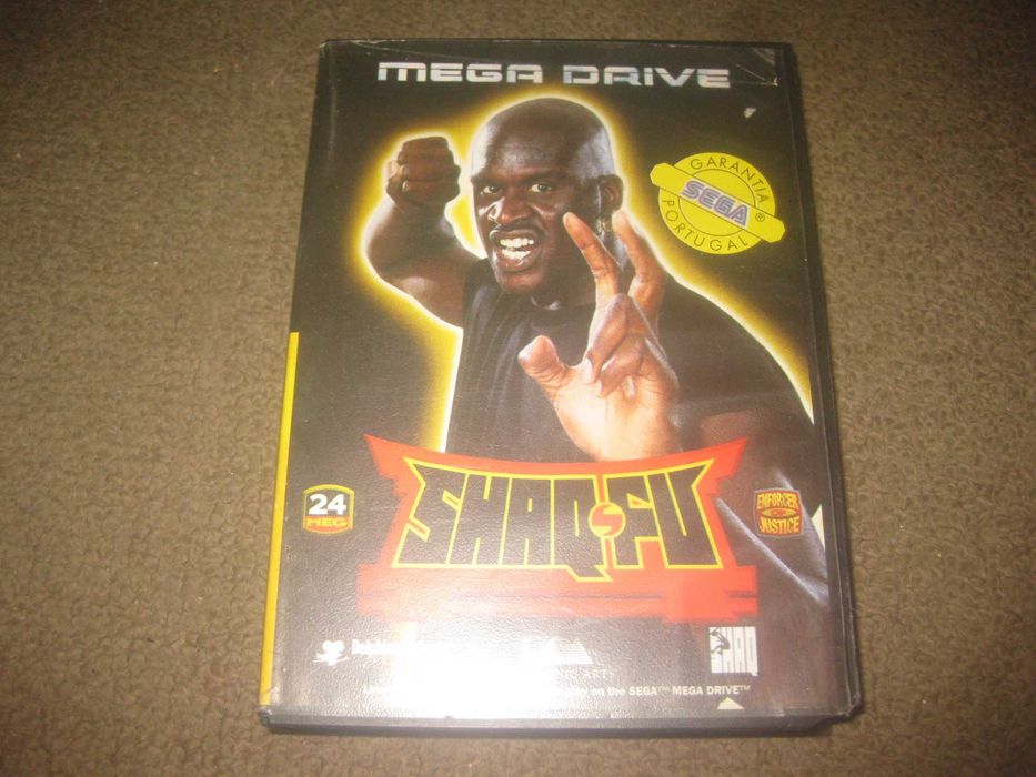 Jogo "Shaq Fu" para Sega Mega Drive