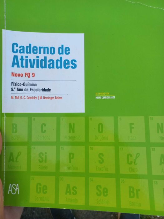 Caderno de Atividades Novo FQ 9 NOVO
