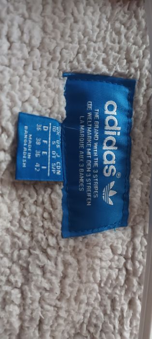 Czarna kurtka "parka" Adidas z kapturem
