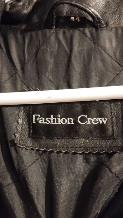 Skórzana kurtka na motor Fashion Crew rozm 44