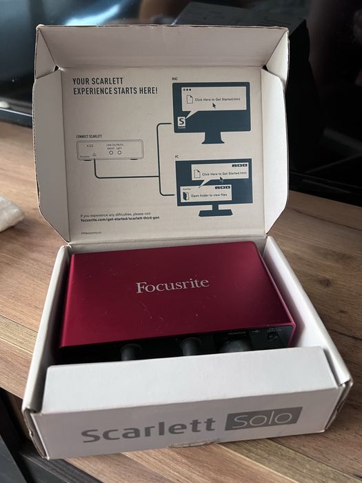 Звуковая карта Focusrite Scarlett Solo 3rd Gen