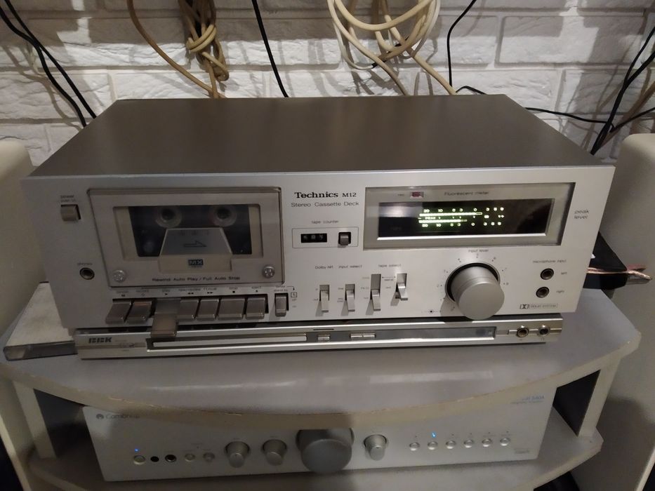 Кассетная дека Technics RS M12.  Звук!!!Состояние!!!