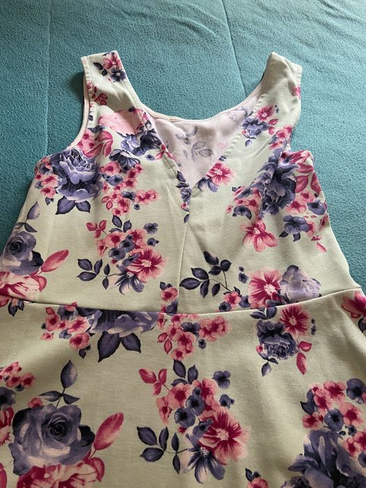 Vestido flores bershka