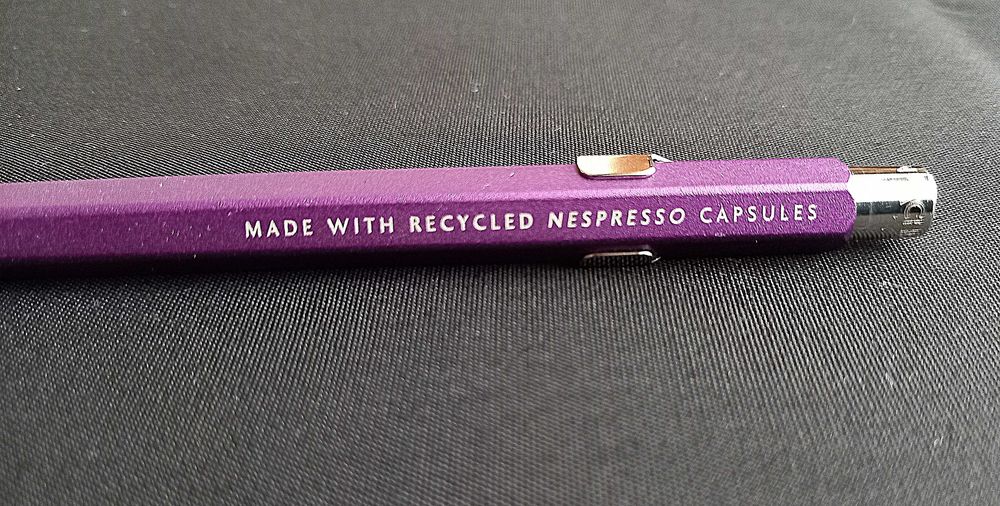 Długopis Nespresso z recyklingowanych kapsułek