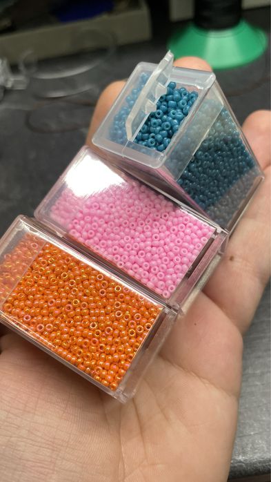 Суперціна! Органайзер на 32 коробочки в контейнері для бісера, алмазів