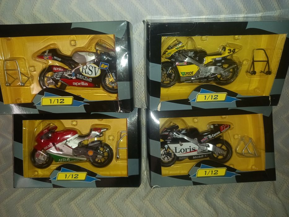 Pack de motas Gp 1/12,da Altaya