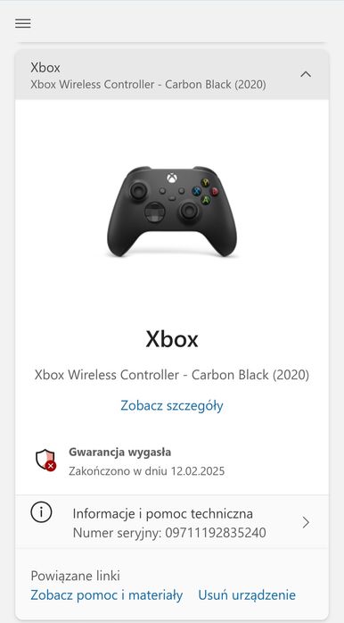 Pad Xbox Wireless Controller Carbon Black (Stan idealny + Pełen komplet)