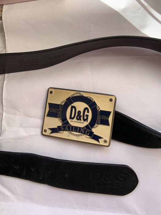Винтажный ремень D&G Sailing 1994 Made in Italy