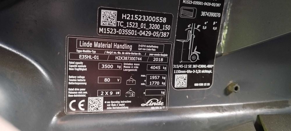 Empilhador Elétrico E35HL-01