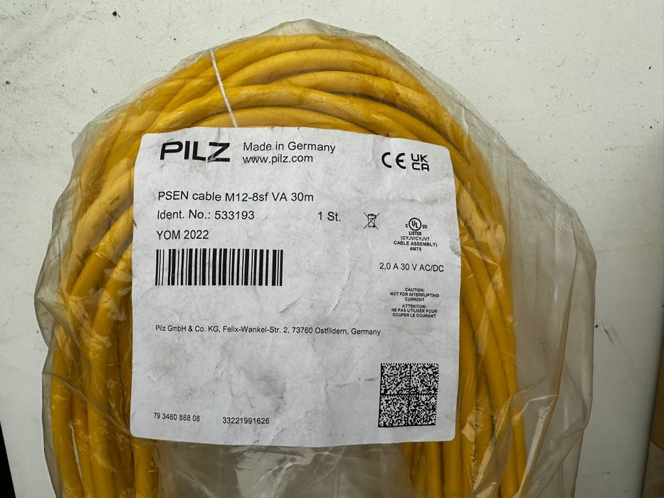 Pilz Psen cable M12-8sf VA 30m