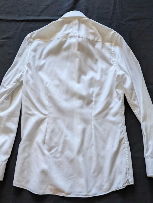 koszula bawełniana męska biała