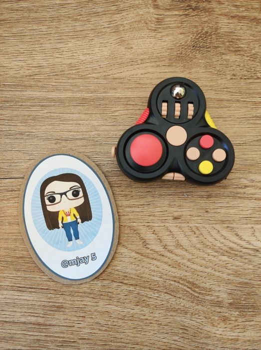 Fidget toy anti stress portátil colorido