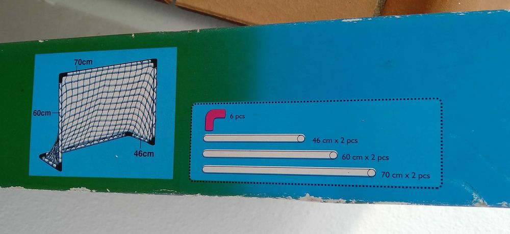 Baliza de futebol para crianças desmontável