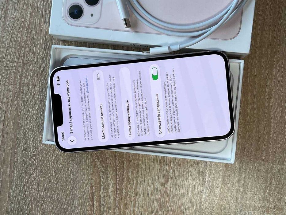 Оригінал iphone 13 White Повний комплект