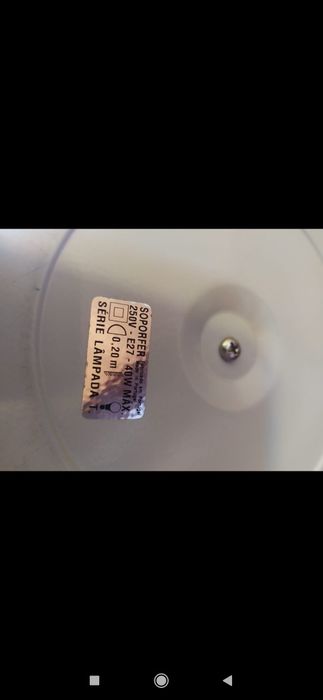 Candeeiro de secretária antigo retro
Dobrável metálico