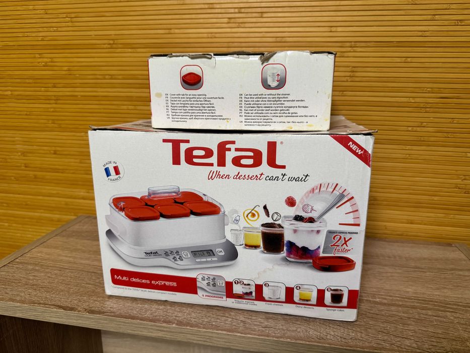 Йогуртниця Tefal YG660132 Multidelices Express + 6 баночок
