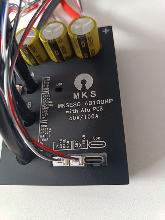 Sterownik ESC VESC Makerbase MKSESC 60100HP 60V 100A Alu PCB BLDC