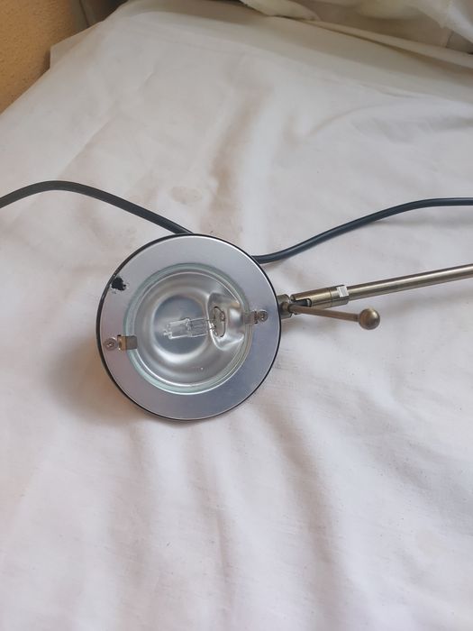 Lampa stołowa LED biurkowa stal ze ściemniaczem