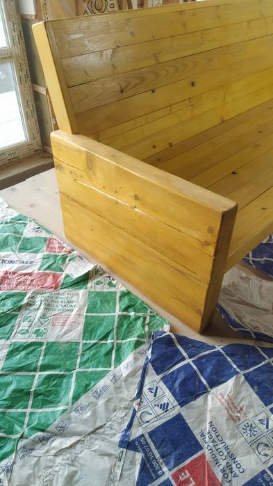 Бамбетель дерев'яний диван 200х90