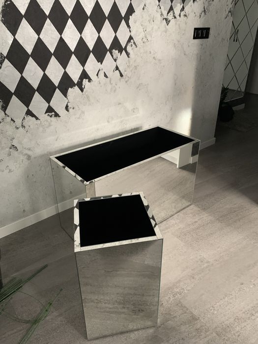 doniczka lustrzana glamour na wymiar cała Polska szkło labocel osłonka