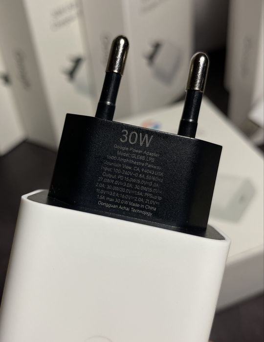 Швидка ОРИГІНАЛЬНА зарядка Гугл | 30W | Блок Google Pixel