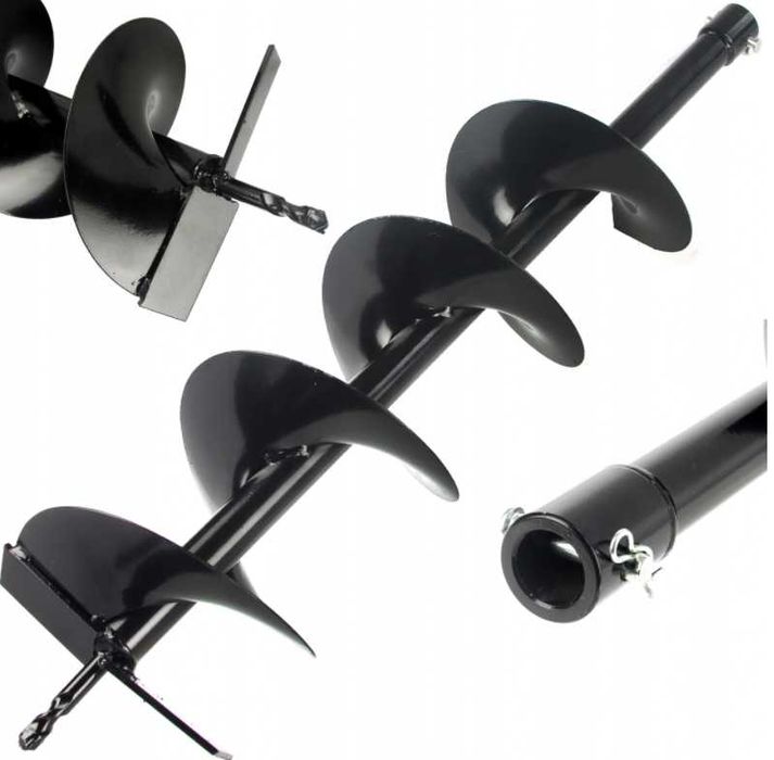 Zestaw wierteł do świdra wiertła 100, 150, 200 ziemi GLEBY ŚWIDER