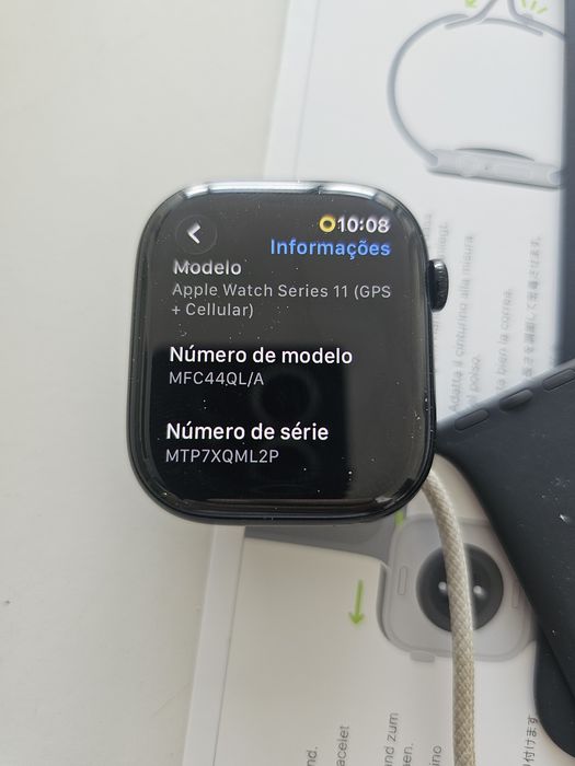 Apple Watch Series 11 GPS + Cellular 46mm Alumínio jet black