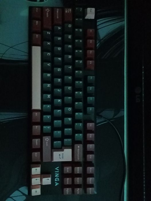 Кастомна Механічна-клавіатура на базі VINGA KBGM-110 на синіх світчах