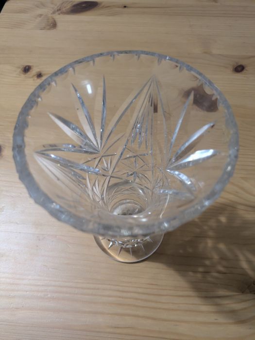 Kryształowy wazon PRL