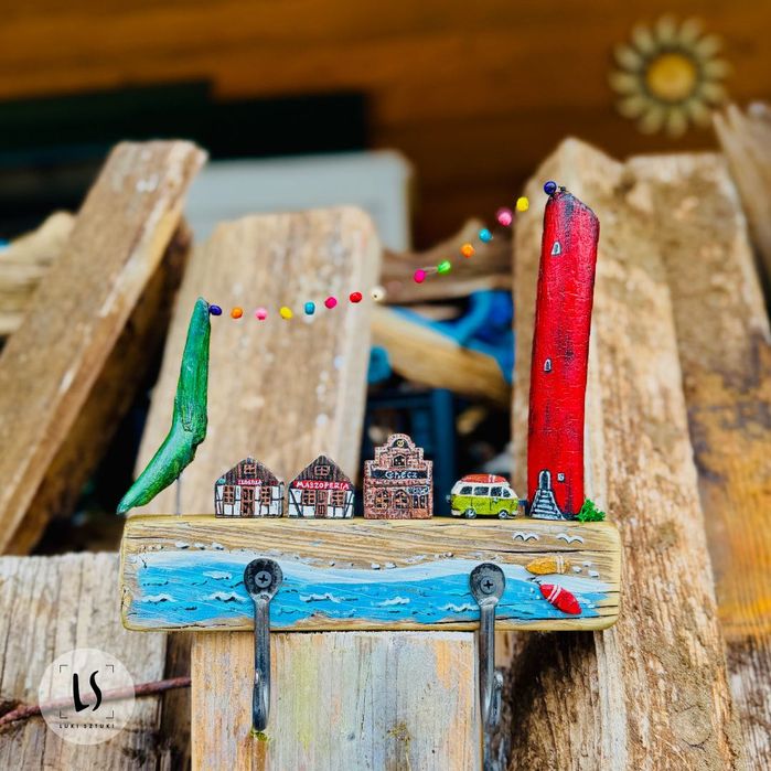 Driftwood | HEL ul.Wiejska | morski wieszak, kamper, LUKI SZTUKI