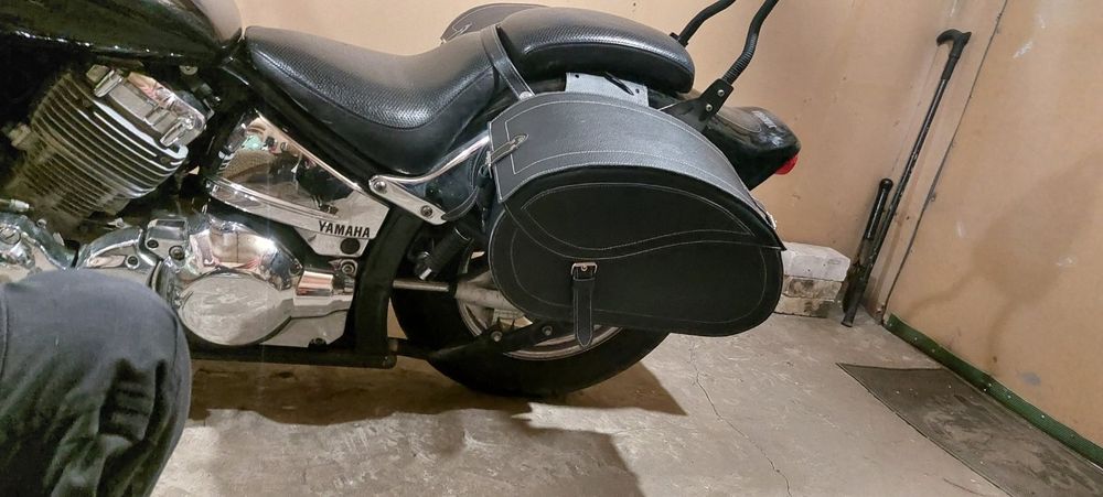 Мото кофри натуральна шкіра  5800грн.