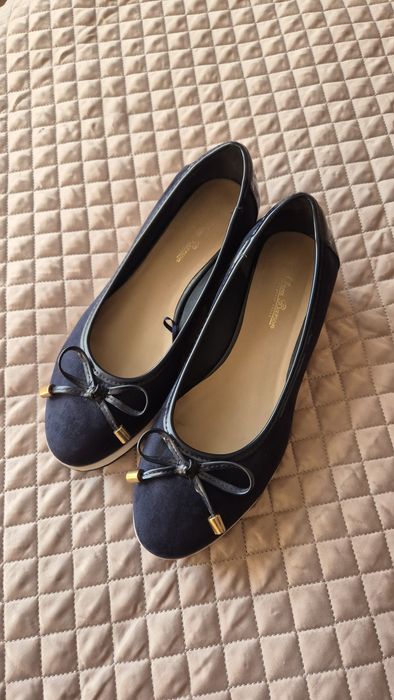 Baleriny r.39 granatowe Clara Barson