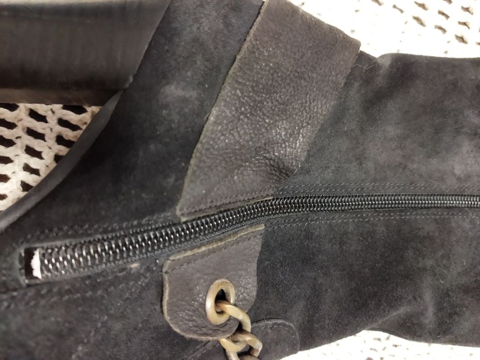 Botas de pele castanha Foreva 37