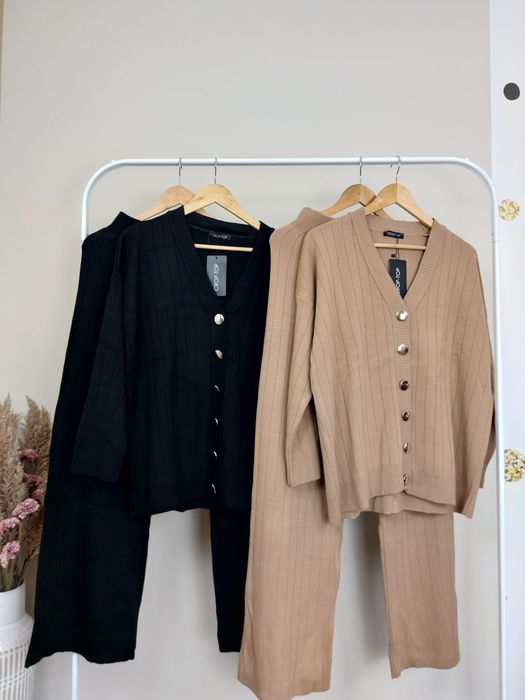 Трикотажний костюм двійка (штани, кардиган)