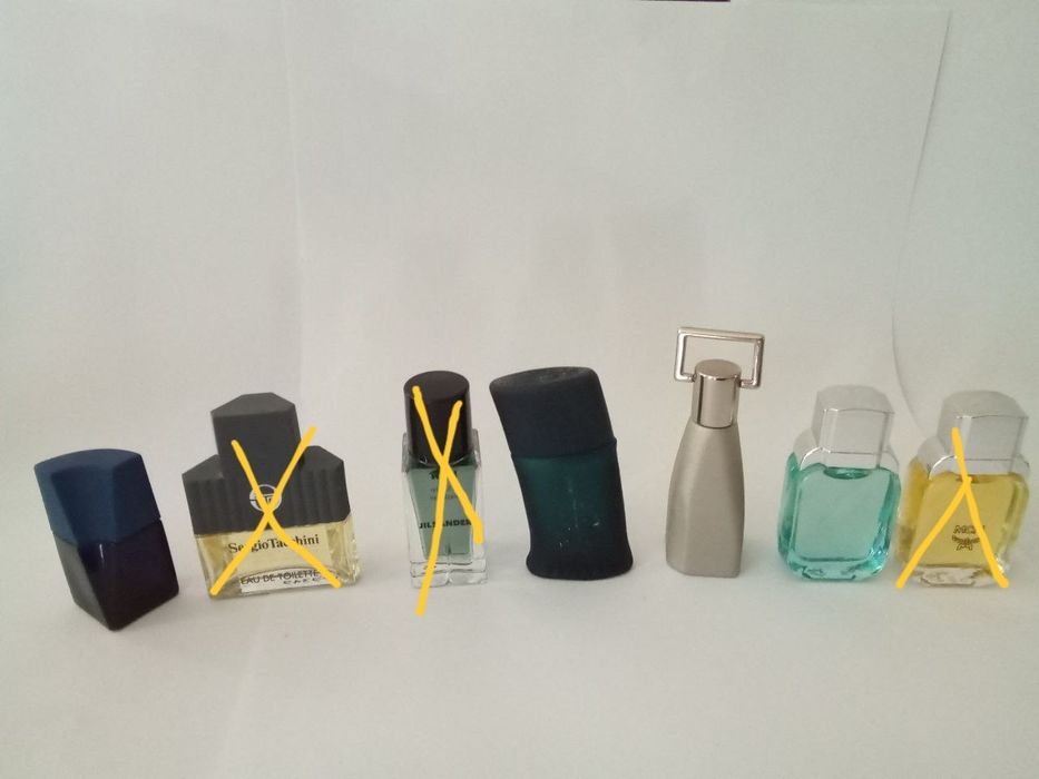 Винтажные духи миниатюры редкие Hermes Cartier Lancome  Azzaro Versace