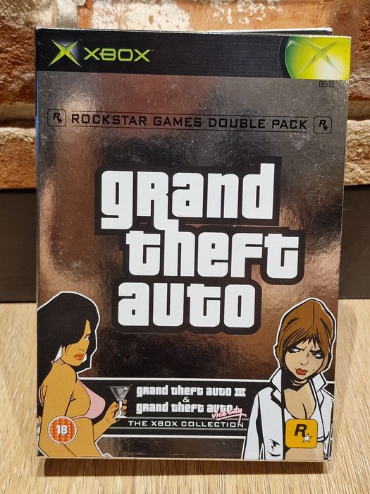 GTA 3 + GTA Vice City Double Pack Xbox JAK NOWE