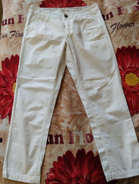 Білі літні штани