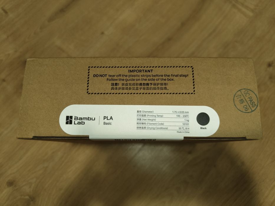 Filament Bambu Lab PLA Basic - Czarny