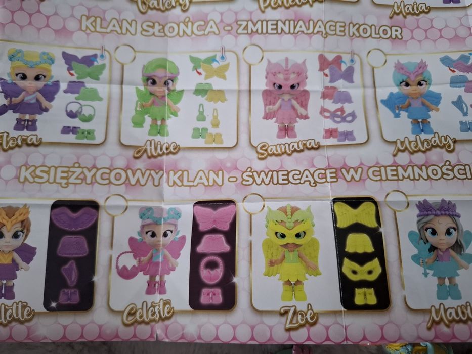 Kieszonkowe wróżki epee, kolekcja